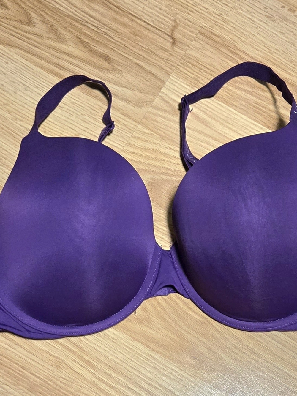 Victoria's Secret Purple Smooth T-Shirt Bra with Underwire Support